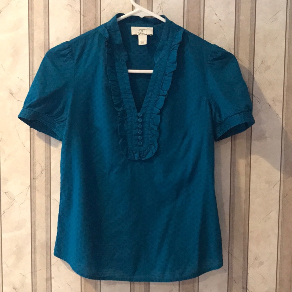 BLUE LOFT BLOUSE